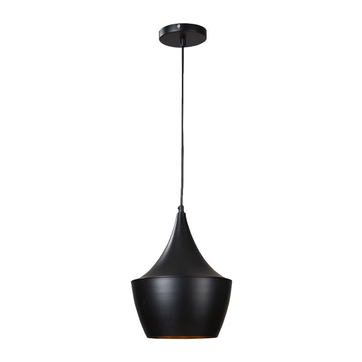 QUVIO Hanglamp rond zwart - QUV5070L-BLACK (1)