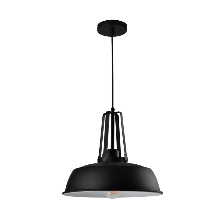 QUVIO Hanglamp rond zwart - QUV5080L-BLACK (1)