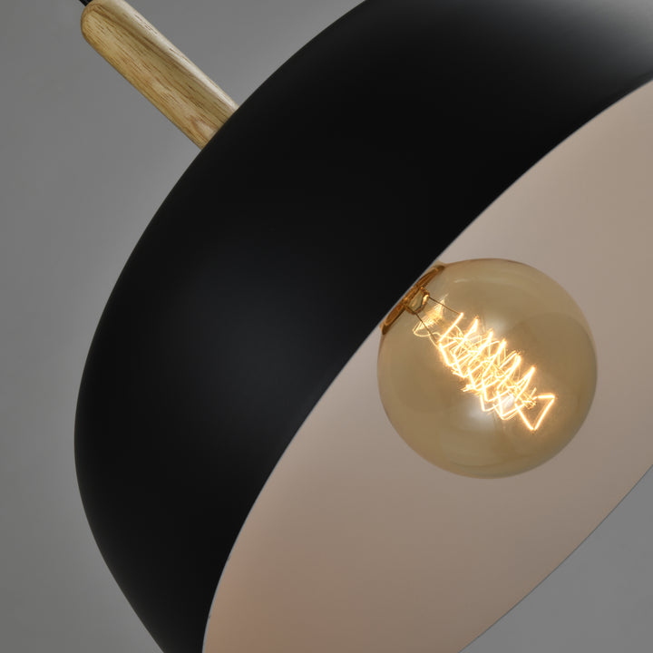 QUVIO Hanglamp rond zwart - QUV5128L-BLACK (3)