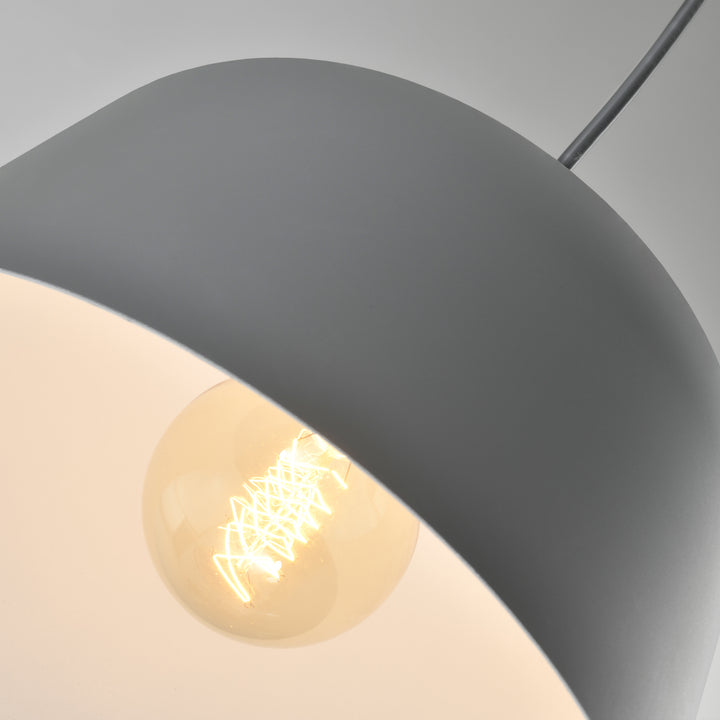 QUVIO Hanglamp rond grijs - QUV5135L-GREY (3)
