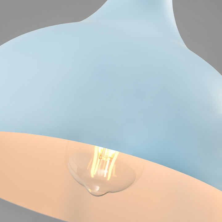 QUVIO Hanglamp rond blauw - QUV5136L-BLUE (3)