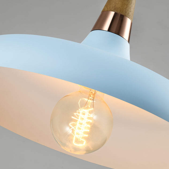 QUVIO Hanglamp rond blauw - QUV5137L-BLUE (3)