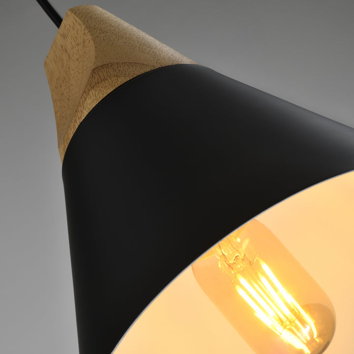 QUVIO Hanglamp langwerpig zwart - QUV5159L-BLACK (3)