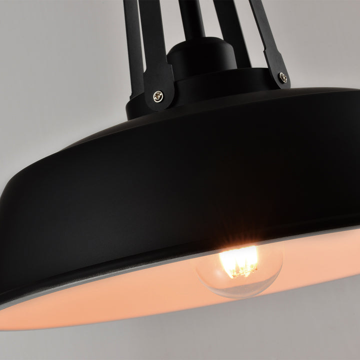 QUVIO Hanglamp rond zwart - QUV5080L-BLACK (3)