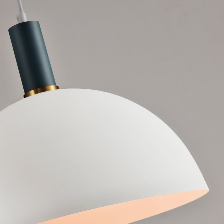 QUVIO Hanglamp wit en blauw - QUV5087L-BLUE/WHITE (3)