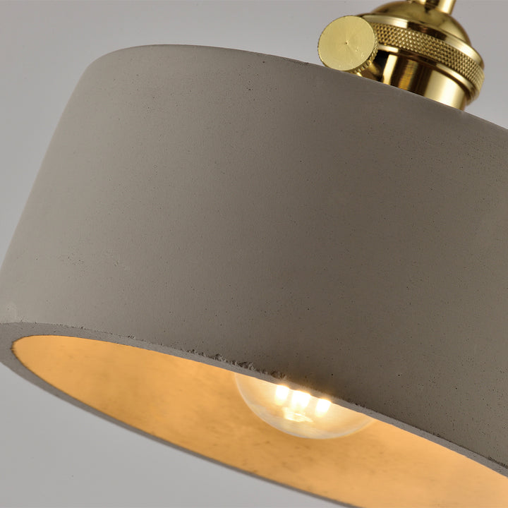 QUVIO Hanglamp cilinder rond grijs - QUV5093L-GREY (3)