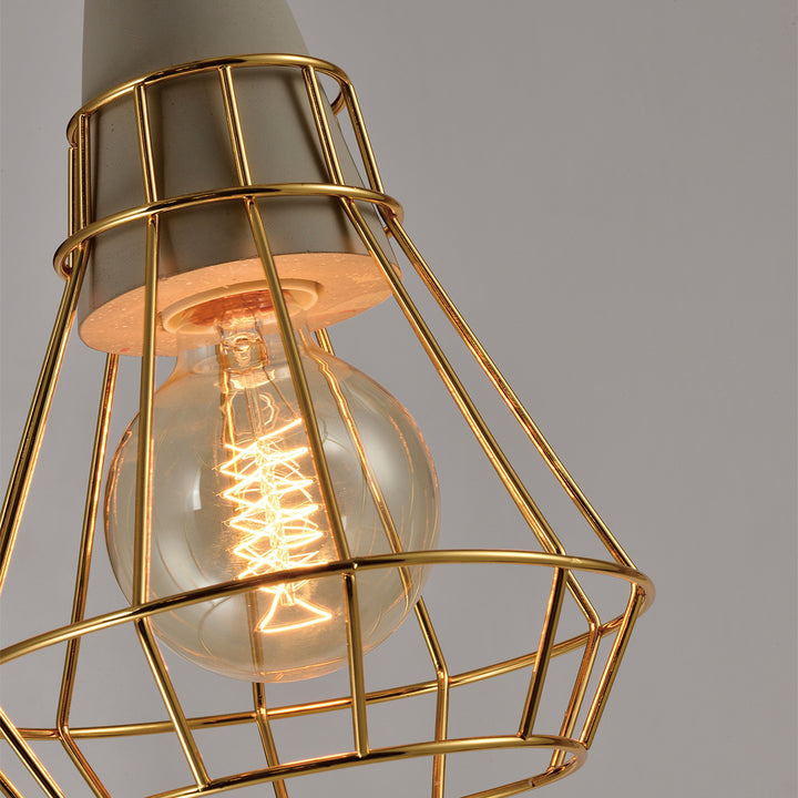 QUVIO Hanglamp rond goud - QUV5098L-GOLD (3)