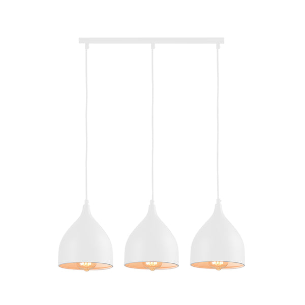 QUVIO Hanglamp 3-lichts wit - QUV5061L-WHITE