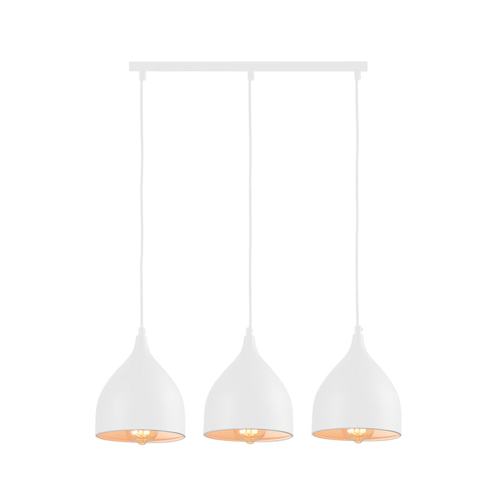 QUVIO Hanglamp 3-lichts wit - QUV5061L-WHITE