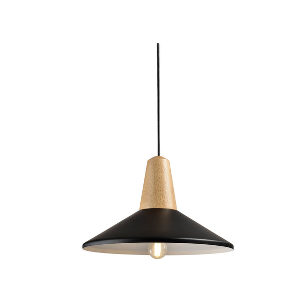 QUVIO Hanglamp rond zwart - QUV5068L-BLACK