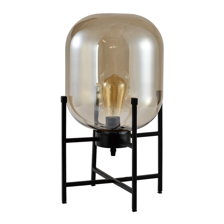 QUVIO Tafellamp in metaal rek zwart - QUV5032L-BLACK (1)