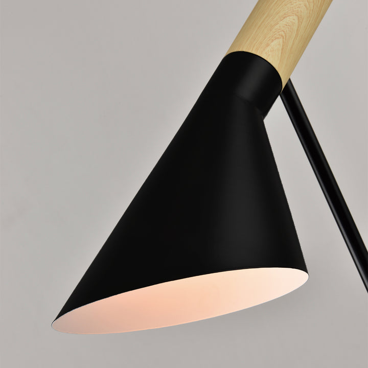 QUVIO Vloerlamp driehoek zwart - QUV5036L-BLACK (2)