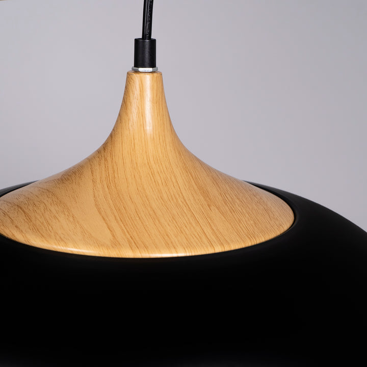 QUVIO Hanglamp rond zwart - QUV5064L-BLACK (3)