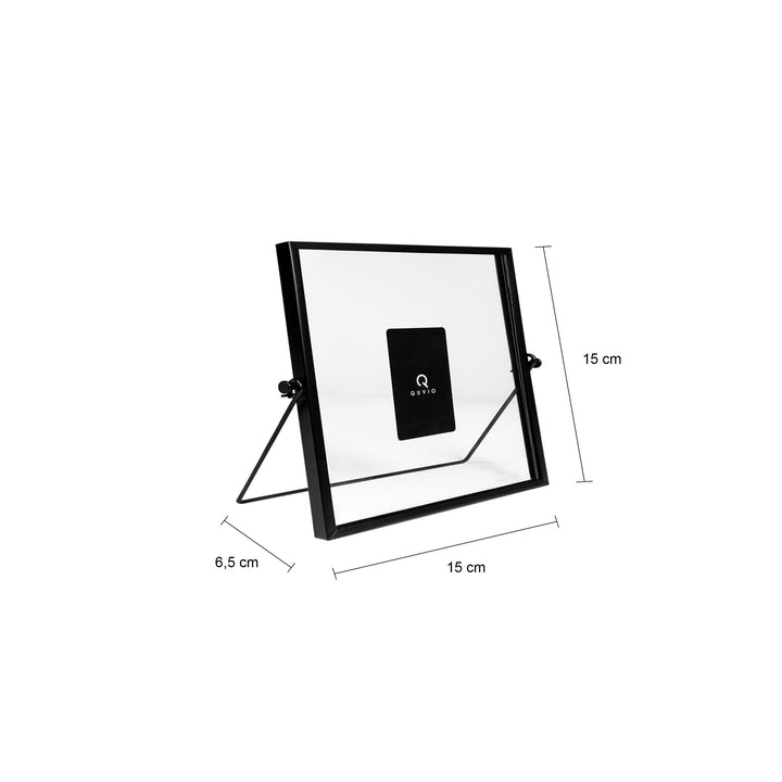 QUVIO Fotolijstje staand - Set van 3 - Zwart (3)