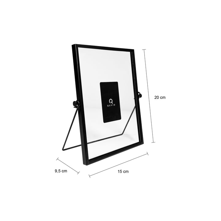 QUVIO Fotolijstje staand - Set van 3 - Zwart (2)