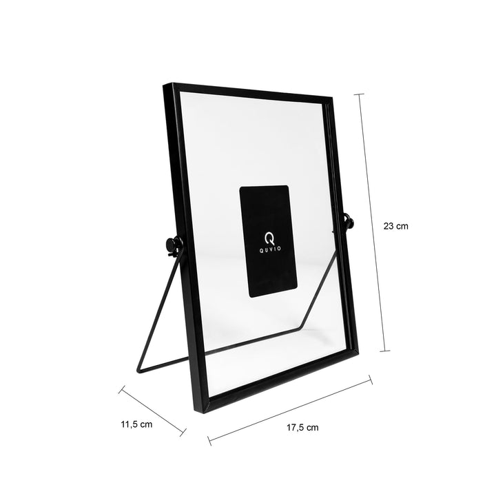 QUVIO Fotolijstje staand - Set van 3 - Zwart (1)