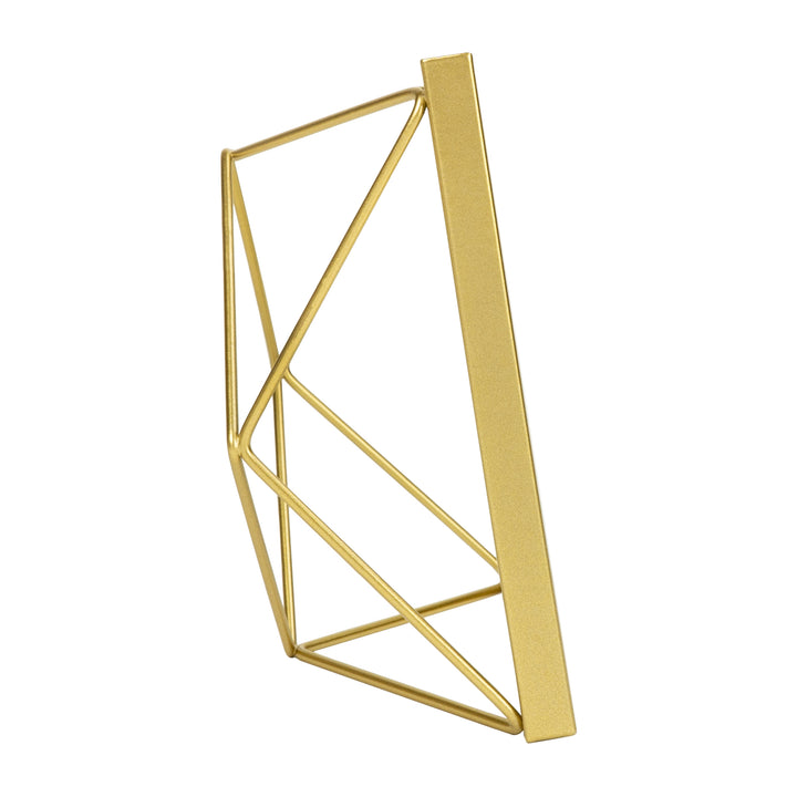 QUVIO Fotolijstje hexagon - 15 x 15 cm - staal - Goud (2)