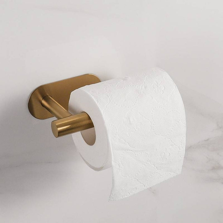 XIVADA Toiletrolhouder Nino - Rvs - Zelfklevend - Goud (11)