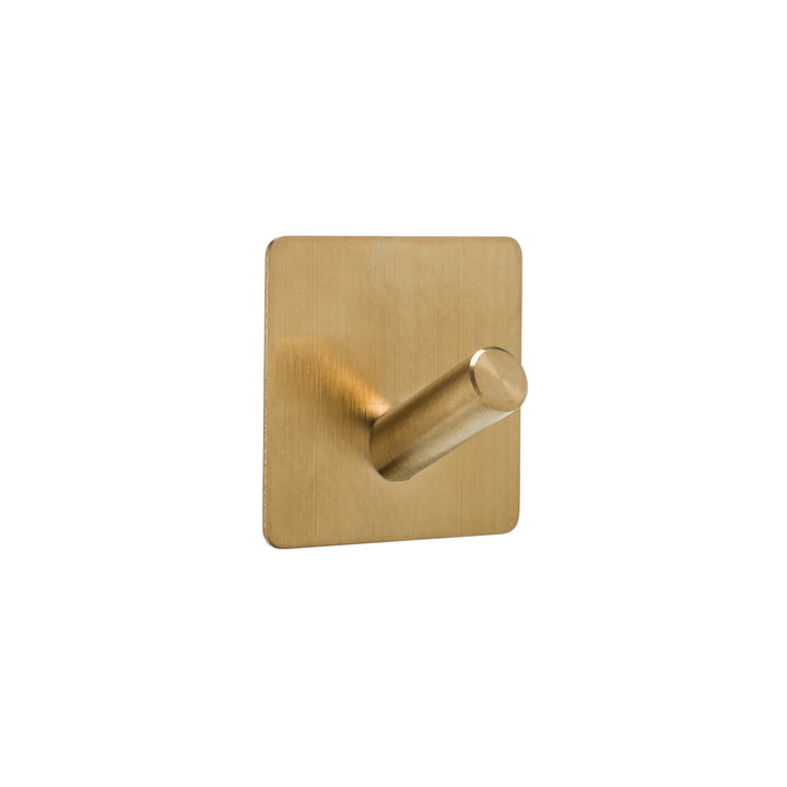 XIVADA Handdoekhaak Paza - Rvs - 3M Tape - Goud - Set van 2 (1)