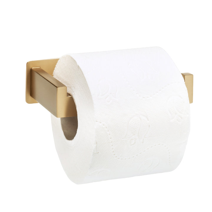 XIVADA WC rolhouder Luca - Zonder Boren - Rvs - Zelfklevend - Goud (2)