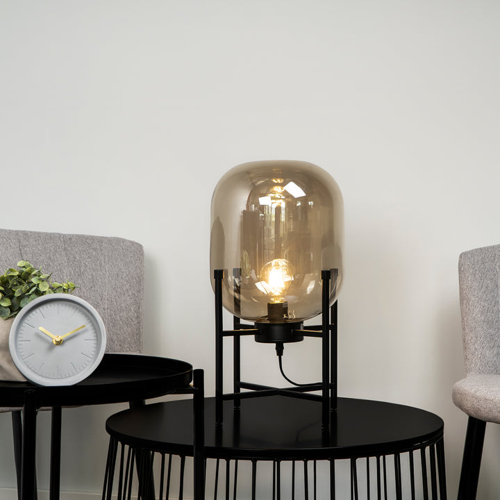 QUVIO Tafellamp in metaal rek zwart - QUV5032L-BLACK (4)