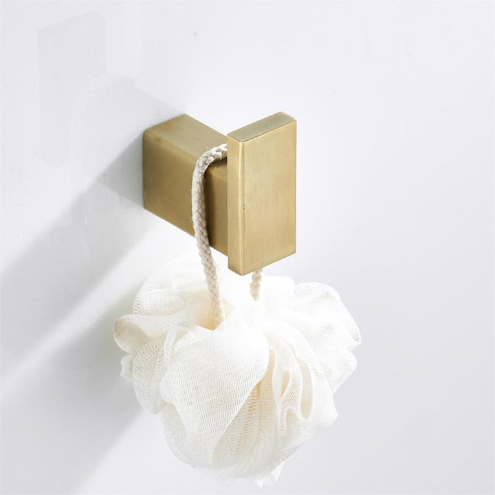 XIVADA Handdoekhaak Noto - Met schroefset - Rvs - Goud - 1 stuk (4)