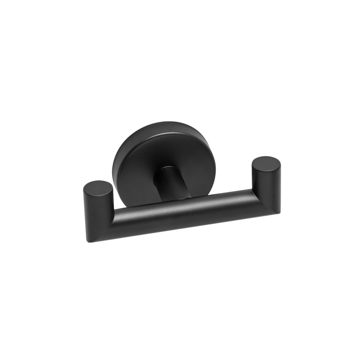 XIVADA Handdoekhaakje Seme - Met schroefset - Rvs - Zwart - 1 stuks (2)