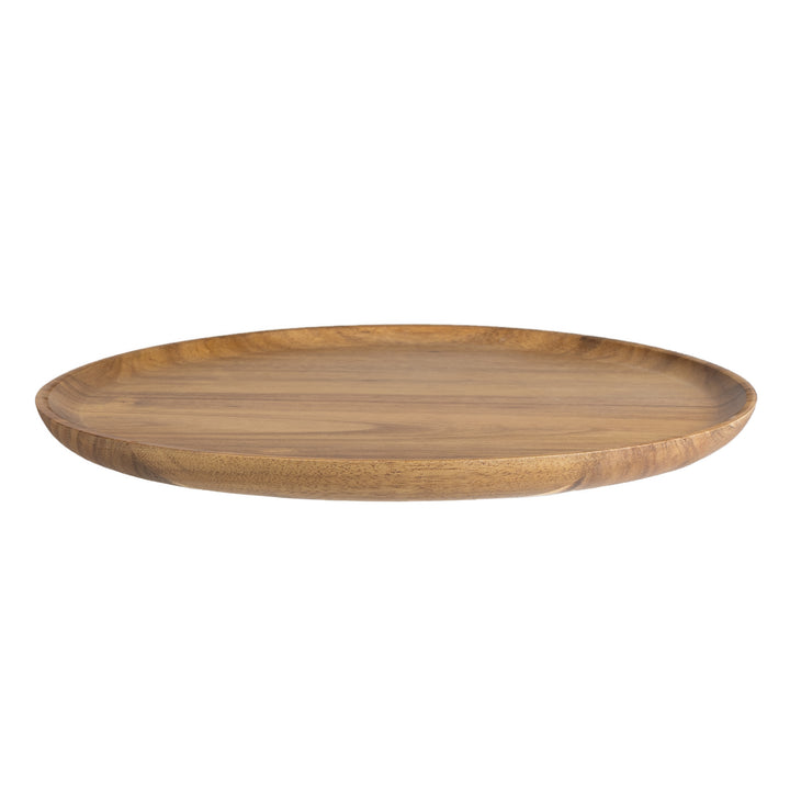 QUVIO Houten dienblad rond - Maat L (2)