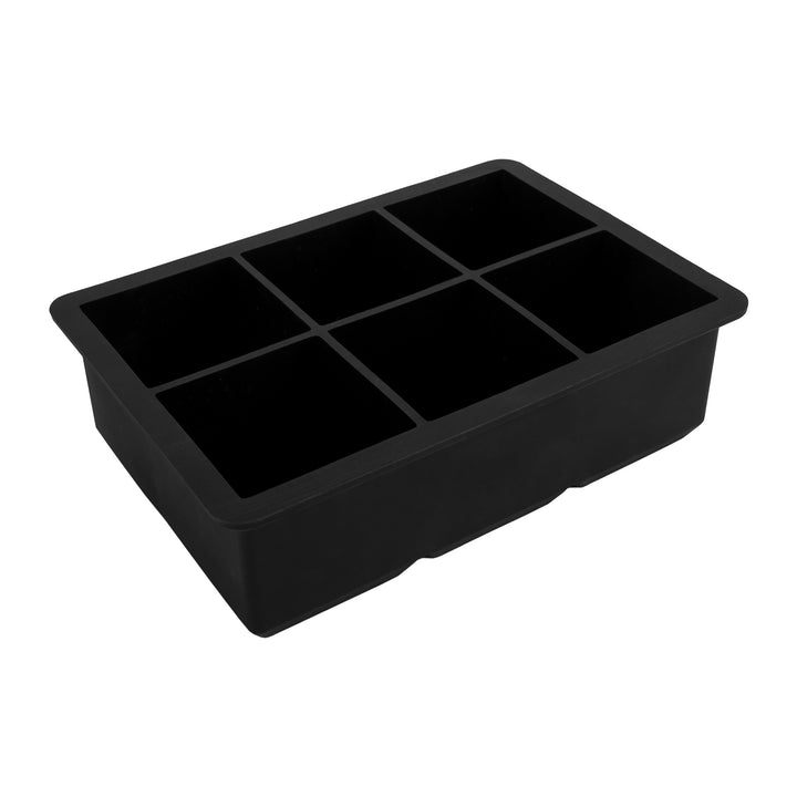 Krumble Ijsblokjesvorm - 6 ijsblokken - Silicoon - Zwart (2)