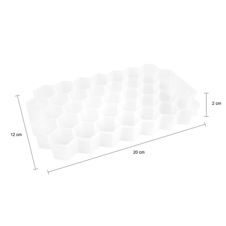 Krumble Ijsblokjesvorm - Hexagon - Wit (1)