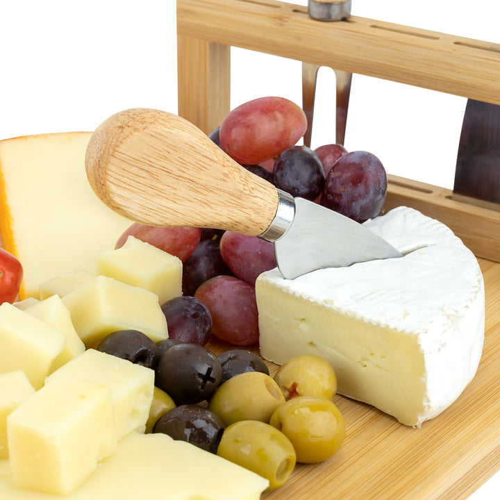 Krumble Kaasplank inclusief messenset - Bamboe (9)