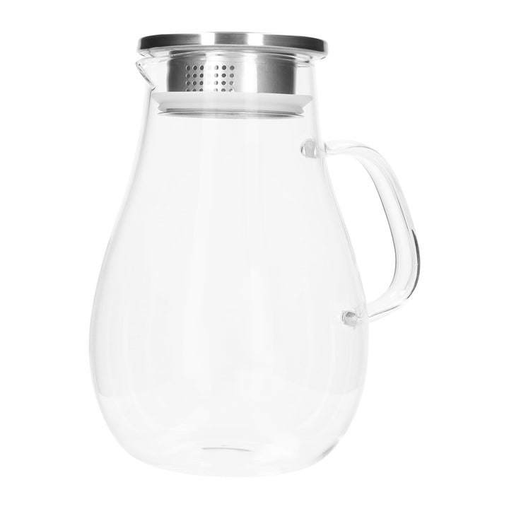 Krumble Karaf met handvat en dop met filter - 1,5 L - Glas - Transparant (3)