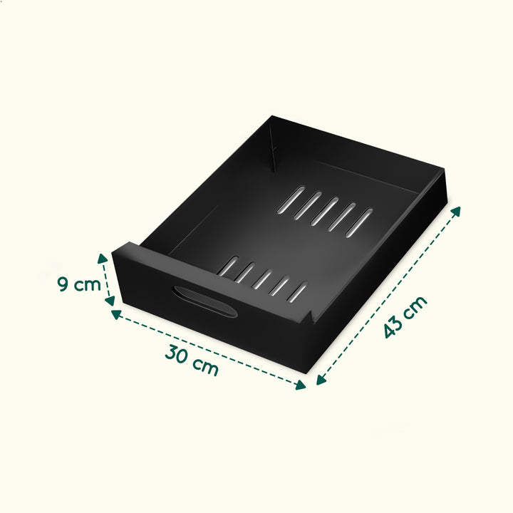 XIVADA Keukenkast organizer - Schuiflade  - Aluminium - 30 cm - Zwart (6)