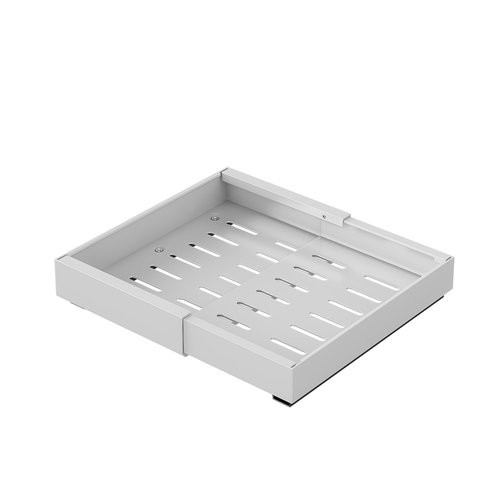 XIVADA Keukenorganizer - Schuiflade  - Aluminium - Verstelbaar - Wit (1)