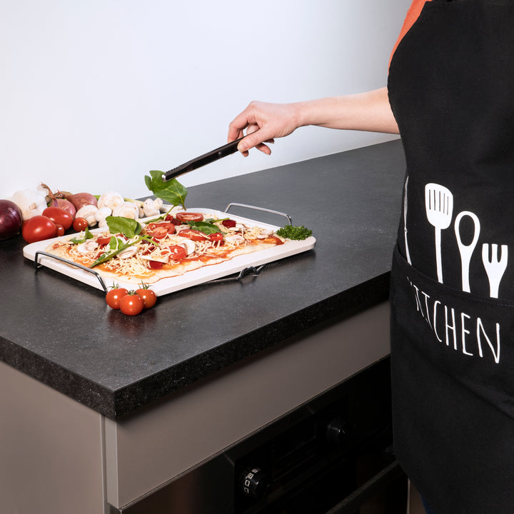 Krumble Pizzasteen rechthoek - 38 x 30 cm (3)