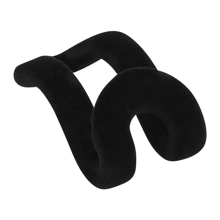 QUVIO Kledinghanger organizer - Set van 10 - Zwart (3)