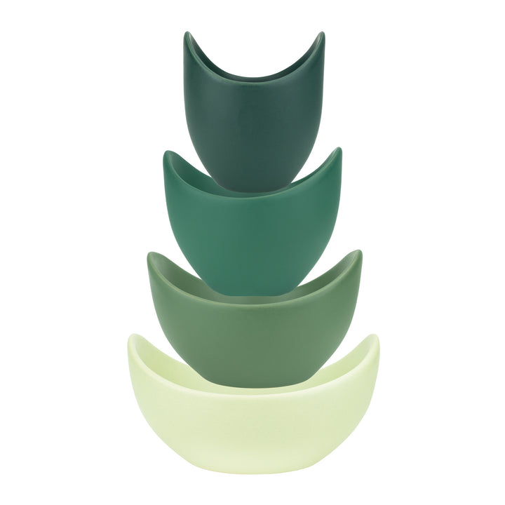 Krumble Kommenset - set van 4 - Keramiek - Groen (3)