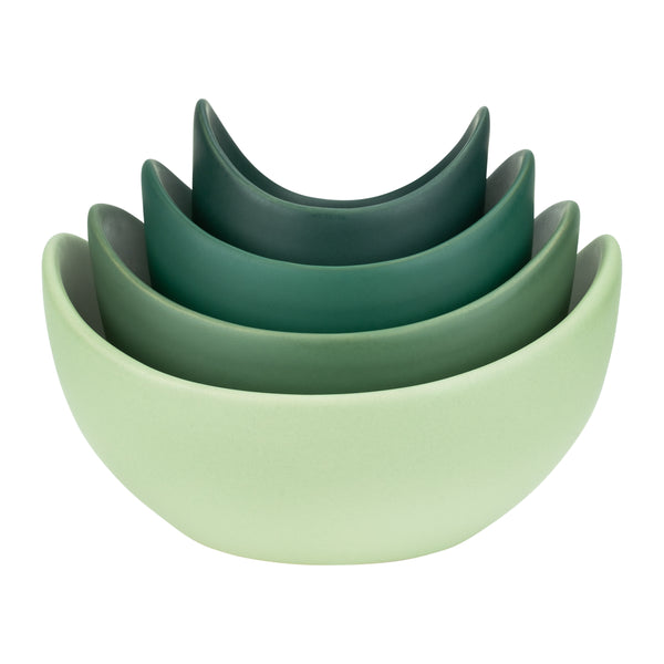 Krumble Kommenset - set van 4 - Keramiek - Groen