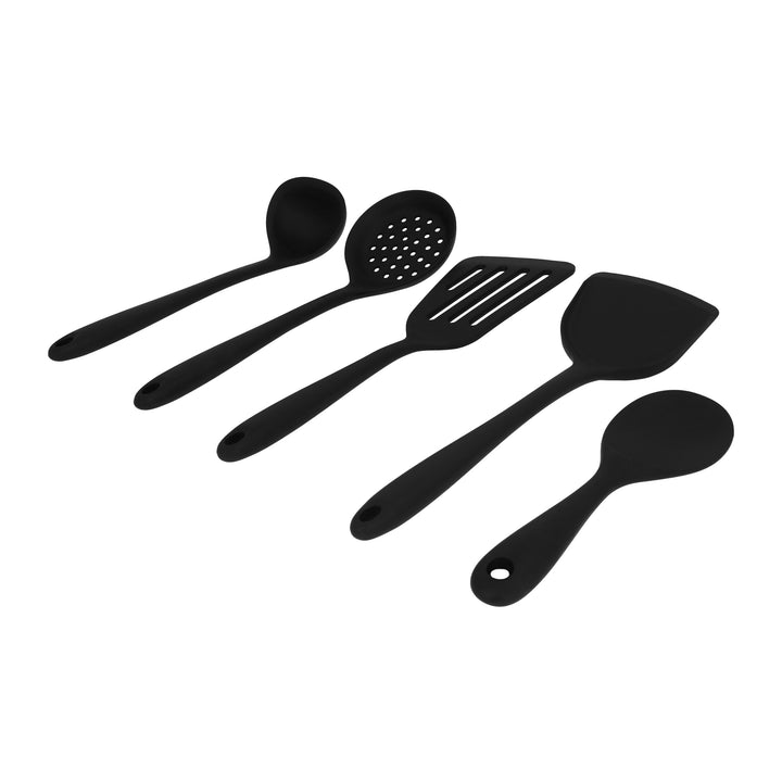 Krumble Kookgerei set van 5 - Kunststof - Zwart (2)