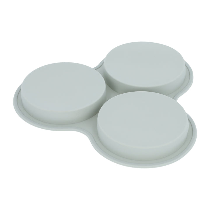 Krumble Bakvorm rond voor 3 stuks - Silicoon - Lichtblauw (3)