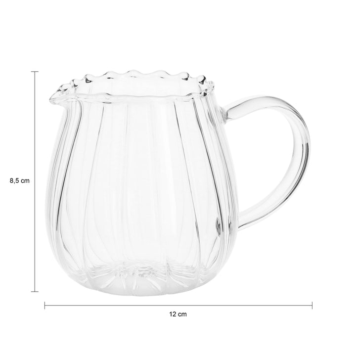 Krumble Melkkan - 300 ml - Glas - Transparant (1)