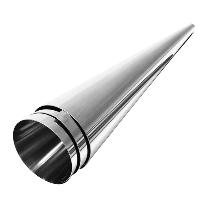 Krumble Hoorn mallen - 14 cm - RVS - Zilver - Set van 12 (2)