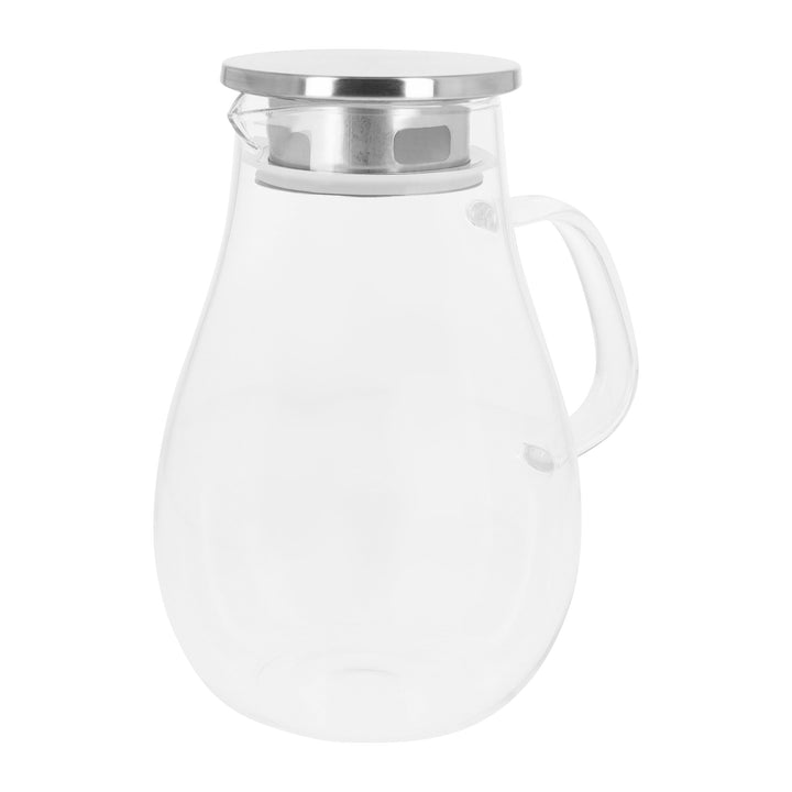 Krumble Karaf met handvat en dop met filter - 1,5 L - Glas - Transparant (2)