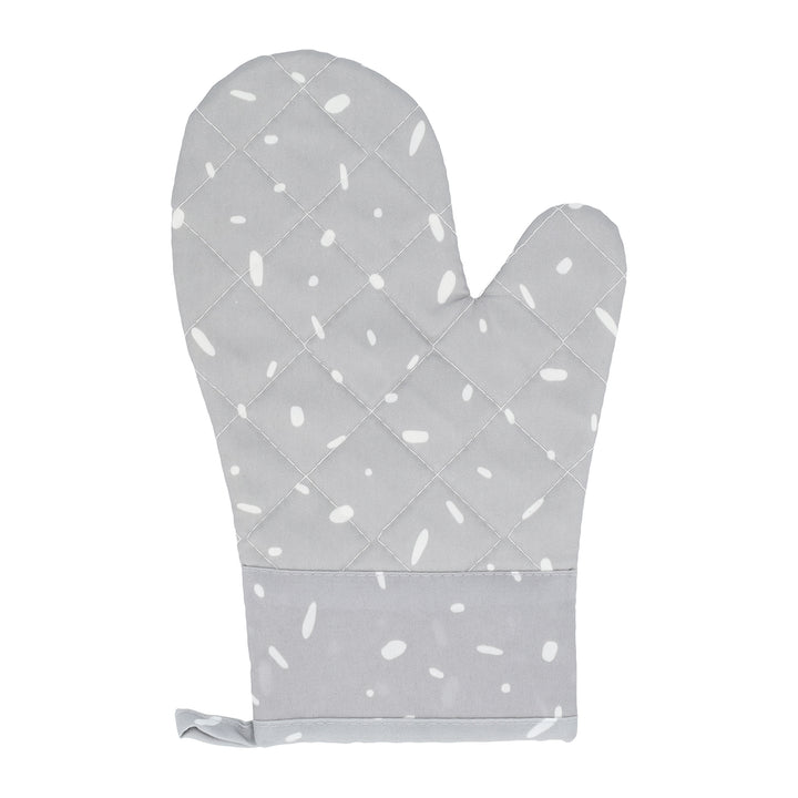 Krumble Ovenwanten - 27 x 15 cm - Katoen + silicoon - Grijs - 1 paar (2)