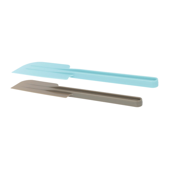 Krumble Spatel set van 3 - Plastic - Grijs + Blauw (2)
