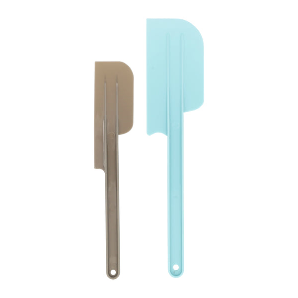 Krumble Spatel set van 3 - Plastic - Grijs + Blauw