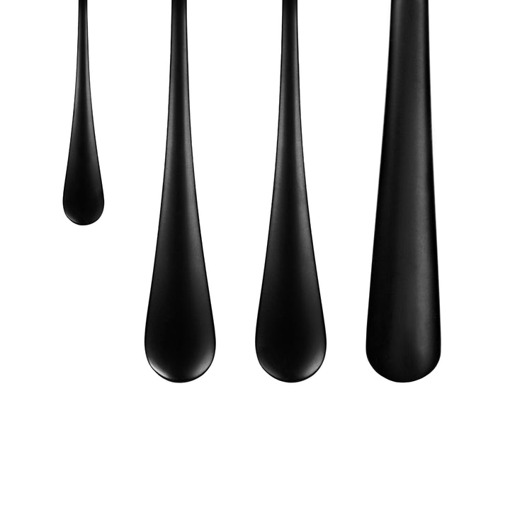 Krumble bestek set van 4 (plat) - Goud en zwart (2)
