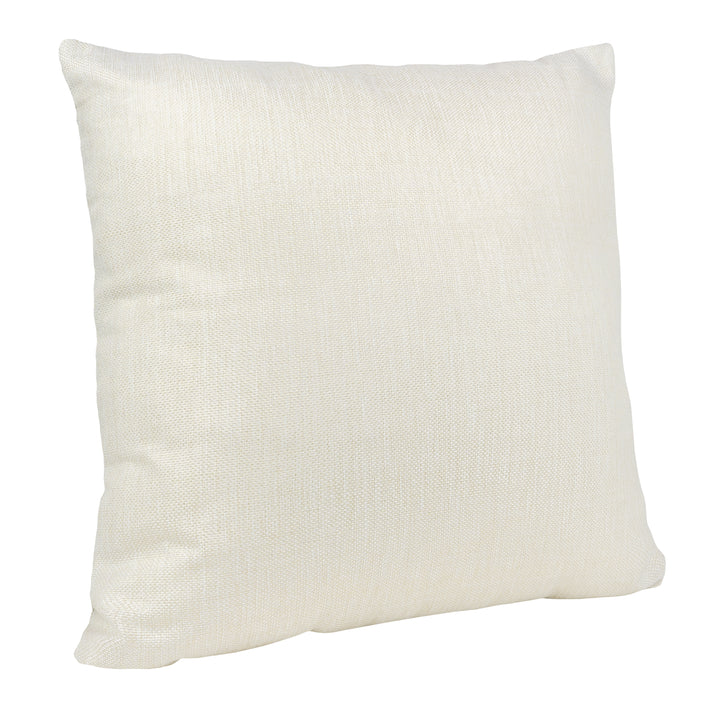 QUVIO Kussenhoes met ruit patroon (dikke lijnen), 45 x 45cm - Zwart / beige (2)