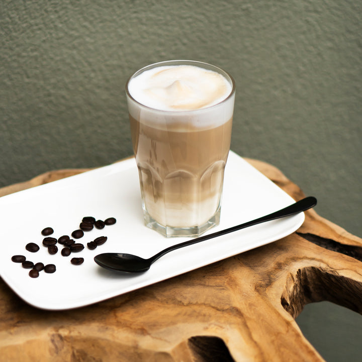 Krumble Latte Macchiato lepels set van 4 - Zwart (2)