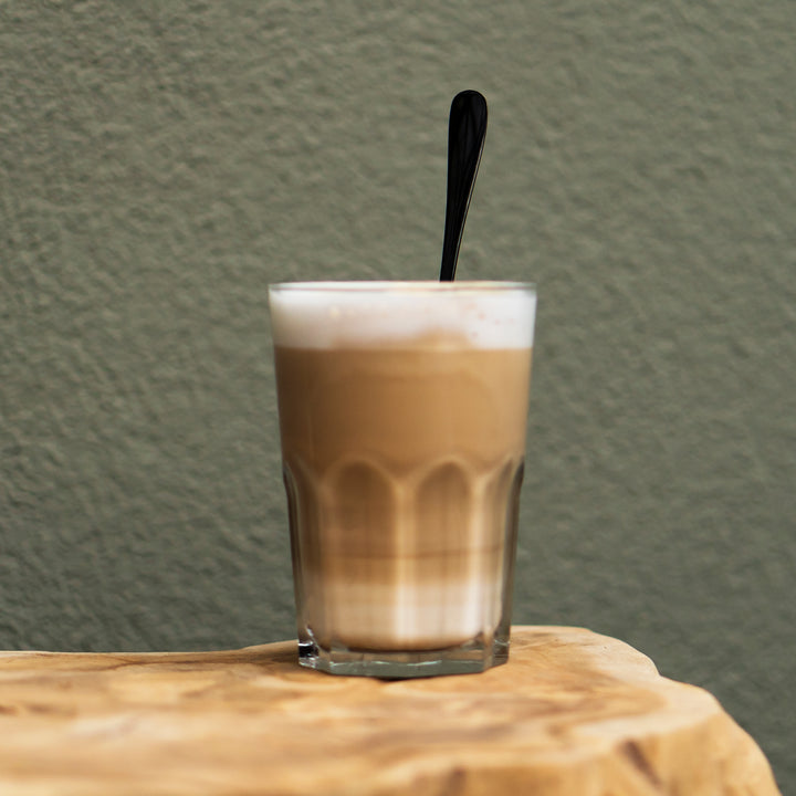 Krumble Latte Macchiato lepels set van 4 - Zwart (4)